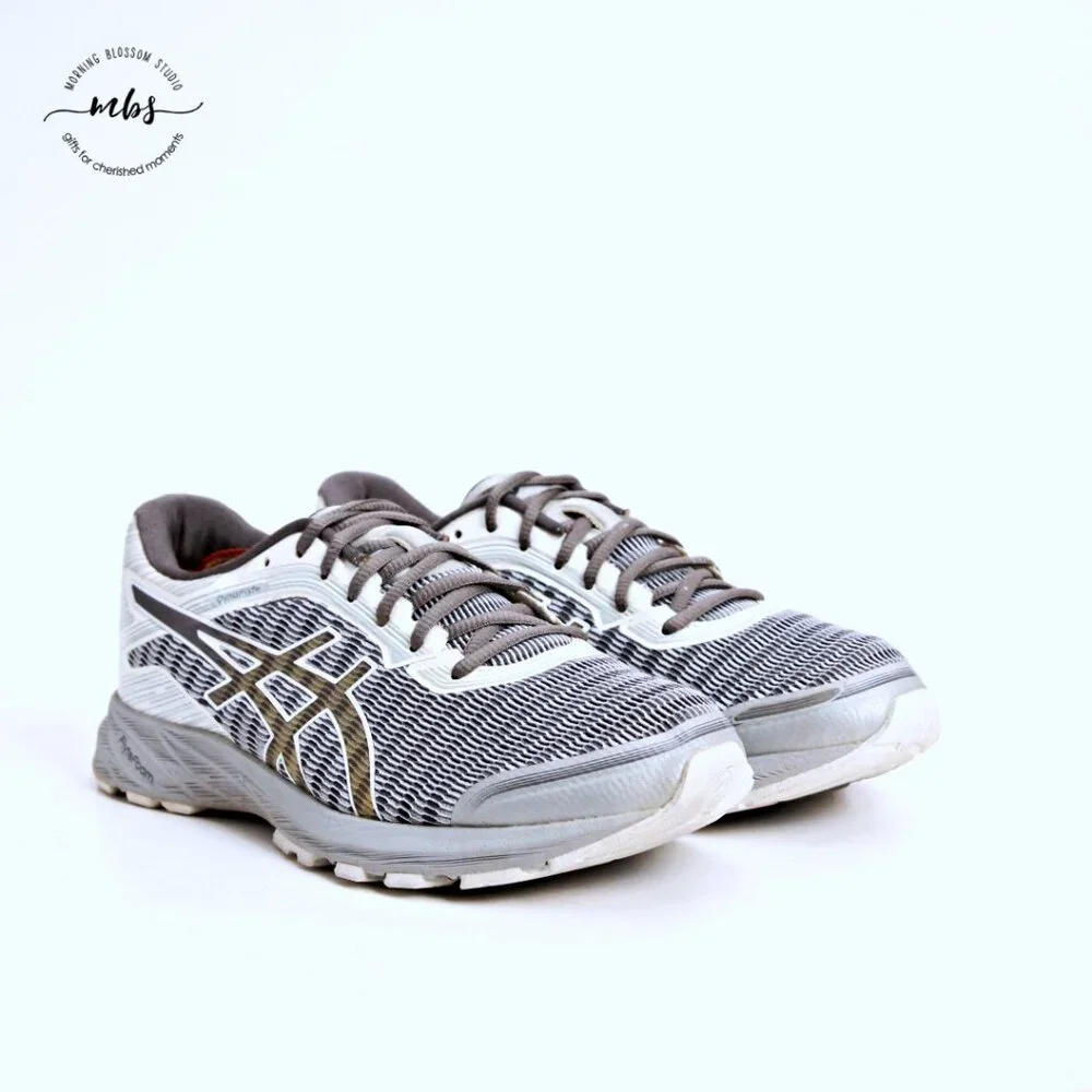 Asics DynaFlyte Running Shoes Blue Gray Men‎ 8